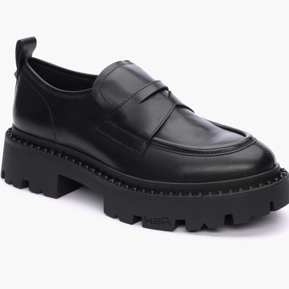 ASH genial stud platform loafer